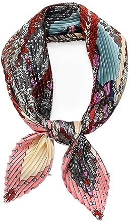 ERICAT Sciarpa fascia for capelli di lusso Fasce for capelli da donna Fasce for capelli Bandana da donna in seta Accessori for sciarpe (Color : FY87-2)