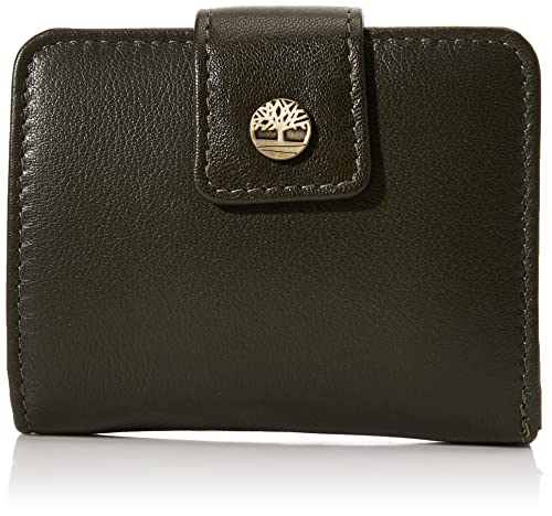 Timberland Portafoglio da donna in pelle RFID piccolo indice Billfold, foglia d'uva, taglia unica