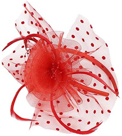 Generic Tea Top Cocktail Partito Donne Fiore Hat Headwear per affascinatori fascia Abito 12 Anni