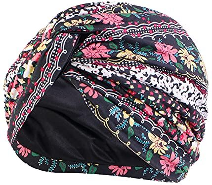 Modaworld Turbante Chemioterapia Turbante Donna Foulard per Capelli Bandane per Capelli Fascia Capelli Donna Estive Cotone Foulard Chemioterapia Donna Africano Cappello Elastico Berretto Pre Annodato