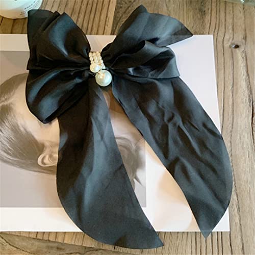 Suwequest Fiori Grandi Fermagli Per Capelli Barrettes Annodato Lungo Nastro Chiffon Tornante Per Le Donne Ragazze Accessori Per Capelli Stile Fascia 5 stile