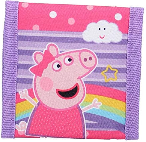 Peppa Pig Portafogli cartoni animati, 10 x 10 cm, colore: Rosa