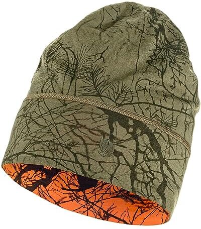 Fjallraven Lappland Beanie/Lappland Beanie Berretto Unisex Adulto Green Camo-Orange Multi Camo Taglia OneSize