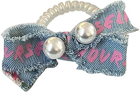 Sorrowso Ragazze Blu Jean Fasce Elegante Signora Copricapo Accessori Cravatta Capelli Elegante Primavera Fasce Per Capelli Festa di Compleanno Leggero Hairband