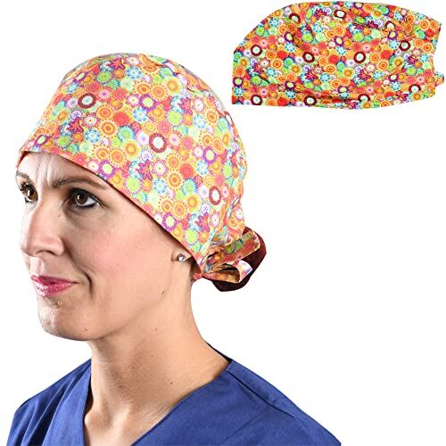 GIMA Cappellino Fantasia Colori Taglia Media, Uomo e Donna con Capelli Corti o Medio-Lunghi