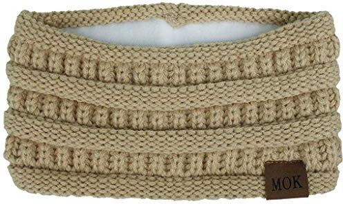 Generic Fashion Women Knitting Headband Handmade Sport Keep Hairband Warm Headband Perizoma Sportivo (Khaki, One Size)