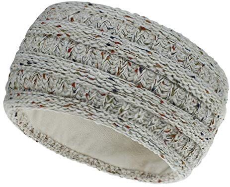 zhushuGG Sport Warm Knitting Headband Keep Fashion Hairband Women Handmade Headband (White, Free size)