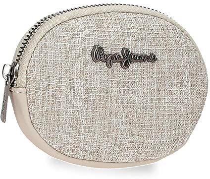 Pepe Jeans Borsa  Maddie Beige 11,5x8,5x1,5 cm Poliestere con dettagli in finta pelle