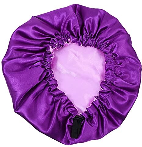 Didiseaon berretto da notte in raso silk cap for sleep cuffia doccia cuffia da doccia dormire cappello Raperonzolo berretto per Madre per 100% poliestere Viola