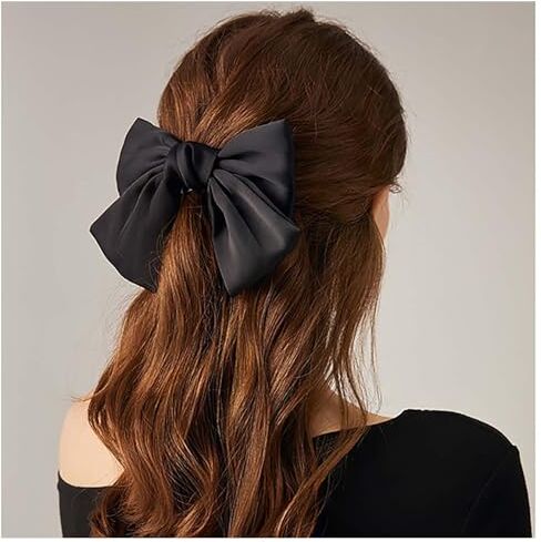 Inilbran Clip Di Capelli D'epoca Fiocco Raso Capelli Barrettes Seta Capelli Clip Barrette Retrò Bowknot Accessorio Capelli Raso Ribbion Bowknot Clip Copricapo Per Le Donne E Ragazze Copricapo