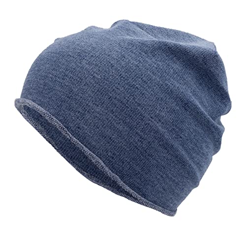 Colours & Beauty Berretto Leggero Bambino Bambina in Cotone Elasticizzato Jeans   Berretto Bambino   Cappello Stile Beanie Bambini   Cappello Morbido Elasticizzato   Cappellino