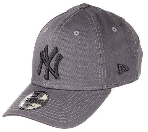 New Era York Yankees MLB cap 9forty Verstellbar Baseball Grau Schwarz One-Size