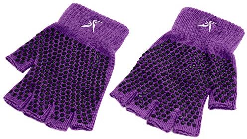 ProsourceFit Grippy Gloves, Guanti Women's, Purple, One Size