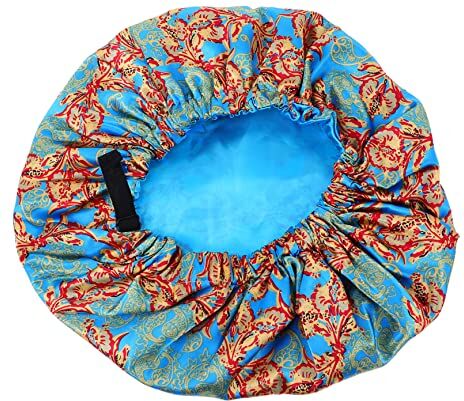 minkissy Cuffia Doccia A Doppio Bandana Per Notte Berretto Di Seta Per Dormire Cappello Di Sonno In Raso Cappello Di Chemio Cappello Di Raso Cappello Di Raso Cappello