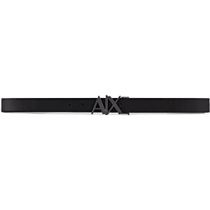 Armani Split Leather Double sided logo belt, cintura Uomo, Black/dark brown, 28 Armani Split Leather Double sided logo belt, cintura Uomo, Black/dark brown, 28