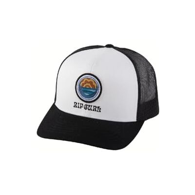 Rip Curl Curve Peak, Structured Trucker Hat, Mesh Snapback Baseball cap for Men, Adjustable, Cappello Uomo Rip Curl Curve Peak, Structured Trucker Hat, Mesh Snapback Baseball cap for Men, Adjustable, Cappello Uomo
