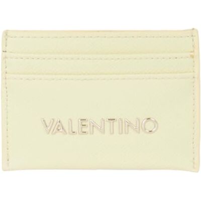 Valentino portacarte Delia Re Credit Card Case Vaniglia giallo chiaro Valentino portacarte Delia Re Credit Card Case Vaniglia giallo chiaro