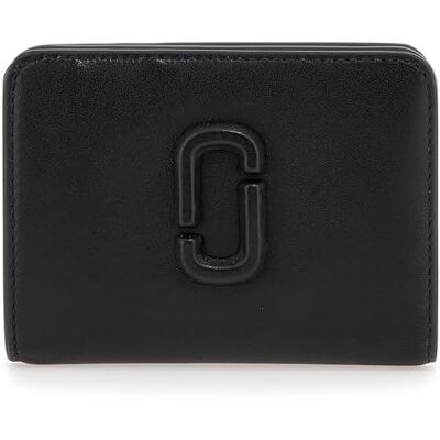 Marc Jacobs THE MINI COMPACT WALLET Portafogli Donna BLACK Taglia ONE SIZE Marc Jacobs THE MINI COMPACT WALLET Portafogli Donna BLACK Taglia ONE SIZE