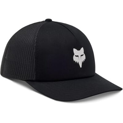 Fox Baseball cap Head Trucker Black OS Cappello, Nero, Taglia Unica Unisex-Adulto Fox Baseball cap Head Trucker Black OS Cappello, Nero, Taglia Unica Unisex-Adulto