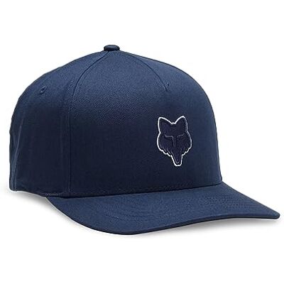 Fox Cappellino Uni Logo Head Flexfit Berretto Baseball Fitted cap L/XL (58-61 cm) Blu Scuro Fox Cappellino Uni Logo Head Flexfit Berretto Baseball Fitted cap L/XL (58-61 cm) Blu Scuro