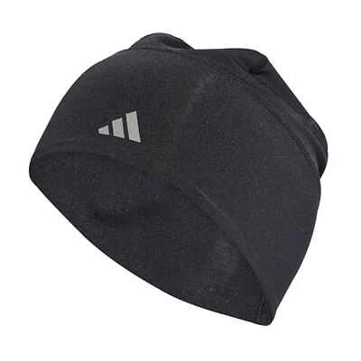 Adidas Unisex Adulto Climacool Beanie Fitted Hat, Black/Reflective Silver, L-XL Adidas Unisex Adulto Climacool Beanie Fitted Hat, Black/Reflective Silver, L-XL