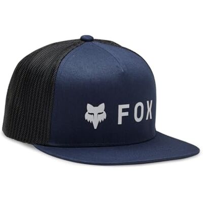 Fox Men's Absolute Mesh Trucker Midnight Blue Snapback Hat Fox Men's Absolute Mesh Trucker Midnight Blue Snapback Hat