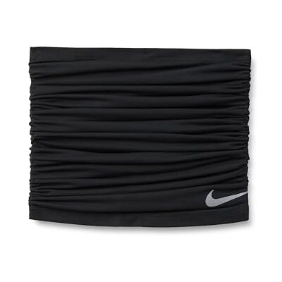 Nike Unisex Dri-Fit Wrap 2.0 Scaldacollo Black/Silver One Size Nike Unisex Dri-Fit Wrap 2.0 Scaldacollo Black/Silver One Size