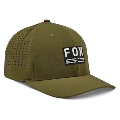 Fox Non Stop Tech Flexfit Cappello, Verde Oliva, S/M Uomo Fox Non Stop Tech Flexfit Cappello, Verde Oliva, S/M Uomo