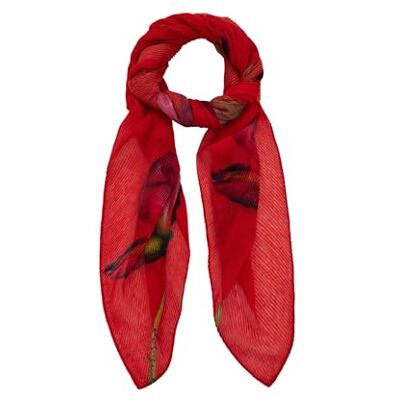 Desigual Fiore Rectangle Foulard Orange Desigual Fiore Rectangle Foulard Orange