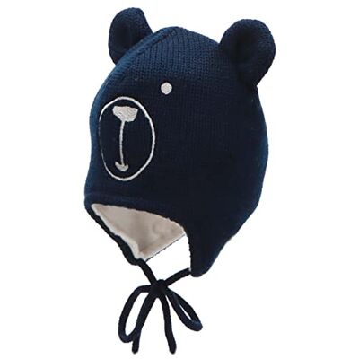 Sterntaler Berretto da Ragazzo Lavorato a Maglia, Colore Blu Marino, 51 Sterntaler Berretto da Ragazzo Lavorato a Maglia, Colore Blu Marino, 51