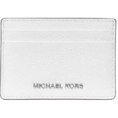 Michael Kors Jet Set Porta Carte di Credito in Pelle Martellata Michael Kors Jet Set Porta Carte di Credito in Pelle Martellata