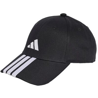 Adidas Unisex Adulto Bball 3S New Logo Hat, Black/White, M-L Adidas Unisex Adulto Bball 3S New Logo Hat, Black/White, M-L