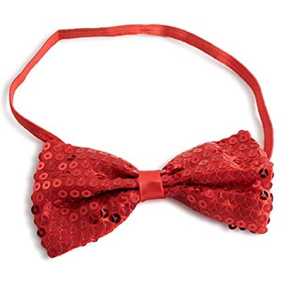Dress Up America Papillon con Paillettes Rosse per Uomo e Bambino Cravatta a Farfalla Rossa Regolabile per Costumi, Natale e Feste Taglia Unica Dress Up America Papillon con Paillettes Rosse per Uomo e Bambino Cravatta a Farfalla Rossa Regolabile per Costumi, Natale e Feste Taglia Unica