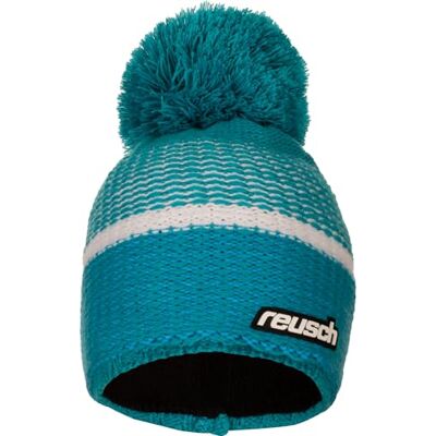Reusch Noah Beanie Berretto invernale unisex comodo e caldo, antivento, con pompon per lo sport e il tempo libero, per uomo e donna Reusch Noah Beanie Berretto invernale unisex comodo e caldo, antivento, con pompon per lo sport e il tempo libero, per uomo e donna