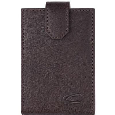 Camel Active Pelle porta carte di credito Discover Card Wallet Brown marrone scuro Camel Active Pelle porta carte di credito Discover Card Wallet Brown marrone scuro