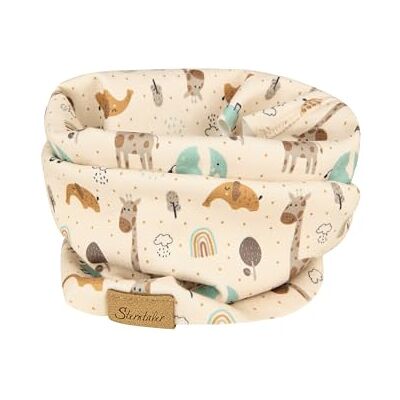 Sterntaler Sciarpa tubolare unisex per bambini, con giraffe, colore naturale, normale, naturale, Taglia Unica Sterntaler Sciarpa tubolare unisex per bambini, con giraffe, colore naturale, normale, naturale, Taglia Unica