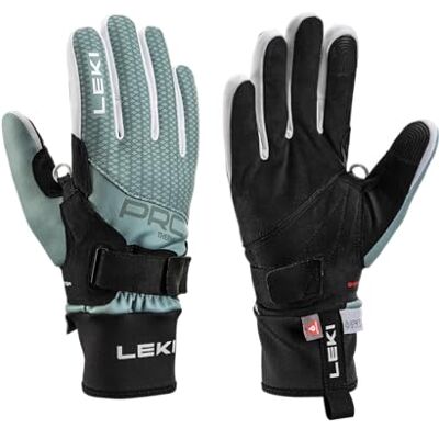 Leki PRC ThermoPlus Shark Guanti da donna, colore: Nero/Verde Leki PRC ThermoPlus Shark Guanti da donna, colore: Nero/Verde