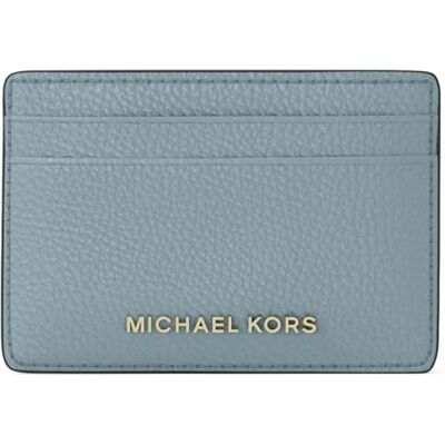 Michael Kors Jet Set Porta Carte di Credito in Pelle Martellata Michael Kors Jet Set Porta Carte di Credito in Pelle Martellata