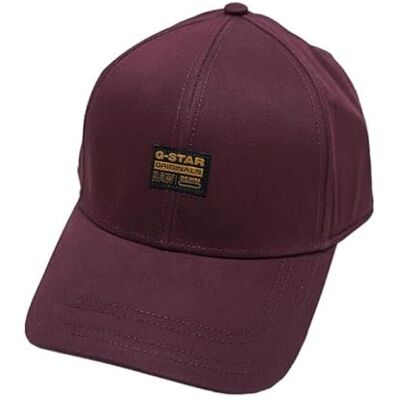 G-STAR Uomo Originals Baseball Cap, Rosso (dk port red -D715-9823), Taglia unica G-STAR Uomo Originals Baseball Cap, Rosso (dk port red -D715-9823), Taglia unica