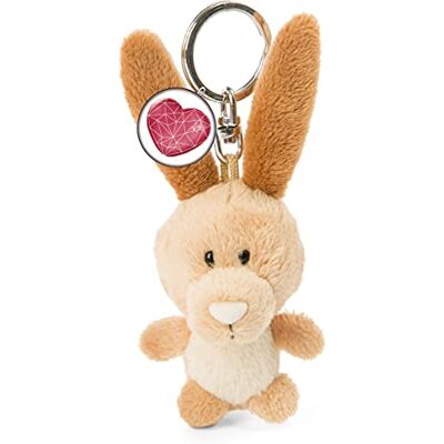 NICI Portachiavi 7 cm Lieblingsmensch – Ciondolo Portafortuna a Forma di Coniglio, per Portachiavi, Marrone/Beige NICI Portachiavi 7 cm Lieblingsmensch – Ciondolo Portafortuna a Forma di Coniglio, per Portachiavi, Marrone/Beige