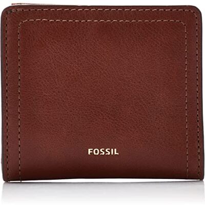 Fossil Portafoglio Logan mini bifold in pelle o poliuretano da donna Fossil Portafoglio Logan mini bifold in pelle o poliuretano da donna