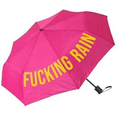 Fisura Ombrello pieghevole originale “f*cking rain”. Mini ombrello rosa e giallo. Ombrello piccolo da donna. Ombrello pieghevole automatico. Ombrello da viaggio. Fisura Ombrello pieghevole originale “f*cking rain”. Mini ombrello rosa e giallo. Ombrello piccolo da donna. Ombrello pieghevole automatico. Ombrello da viaggio.