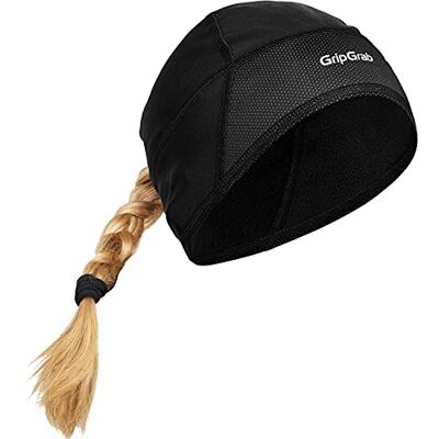 GripGrab Berretto da ciclismo invernale con Foro a Treccia Termico da ciclismo a coda di cavallo leggero e sottile GripGrab Berretto da ciclismo invernale con Foro a Treccia Termico da ciclismo a coda di cavallo leggero e sottile