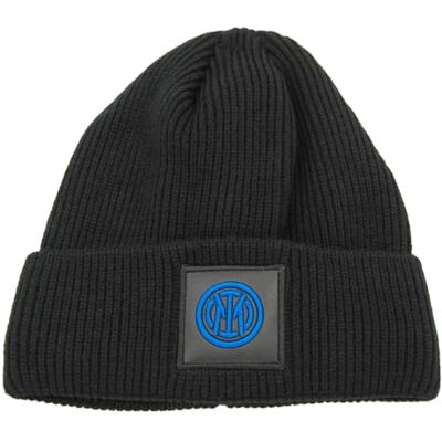 Inter Cappello Skipper Maglia 1X1 Patch Pelle 153462 Inter Cappello Skipper Maglia 1X1 Patch Pelle 153462