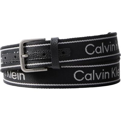 Calvin Klein Short Round Buckle Webbing 35mm Lv04d7101g Cinture Uomo (Pacco da 1) Calvin Klein Short Round Buckle Webbing 35mm Lv04d7101g Cinture Uomo (Pacco da 1)