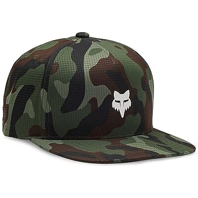 Fox Head Camo Tech Snapback Cappello, Verde Mimetico, Taglia Unica Uomo Fox Head Camo Tech Snapback Cappello, Verde Mimetico, Taglia Unica Uomo