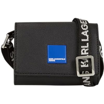 Lagerfeld Donna Box Logo Crossbody Wallet Black One size Lagerfeld Donna Box Logo Crossbody Wallet Black One size