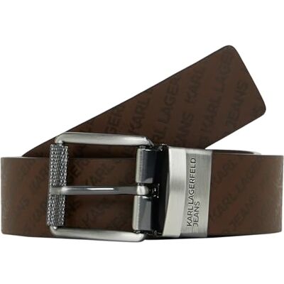 Lagerfeld Uomo Reversible Debossed Belt Chipmunk 85 Lagerfeld Uomo Reversible Debossed Belt Chipmunk 85