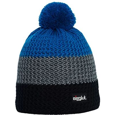 Eisglut Stormy Berretto Unisex, Unisex Adulto, Cappello, , Nero/Azzurro, M/57-58cm Eisglut Stormy Berretto Unisex, Unisex Adulto, Cappello, , Nero/Azzurro, M/57-58cm