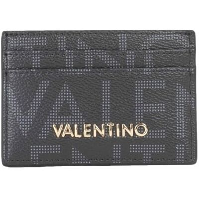 Valentino portacarte Samba Re Credit Card Case Nero Valentino portacarte Samba Re Credit Card Case Nero